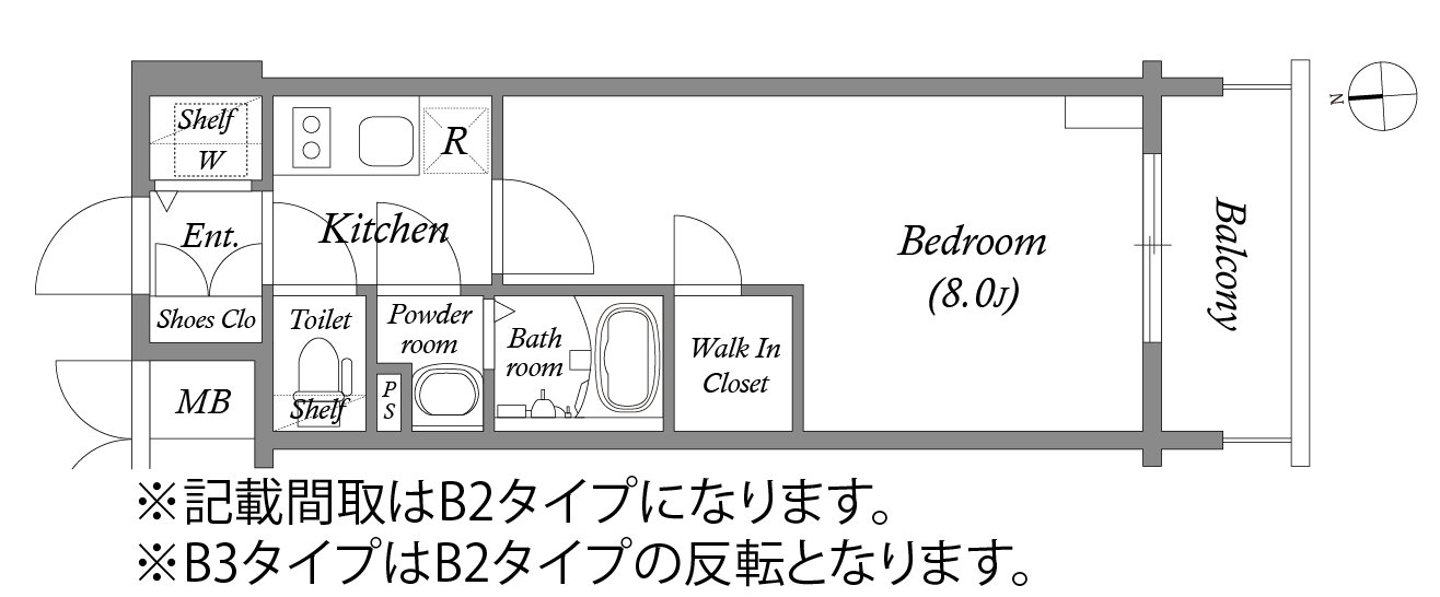 B2・B3（反転)タイプ