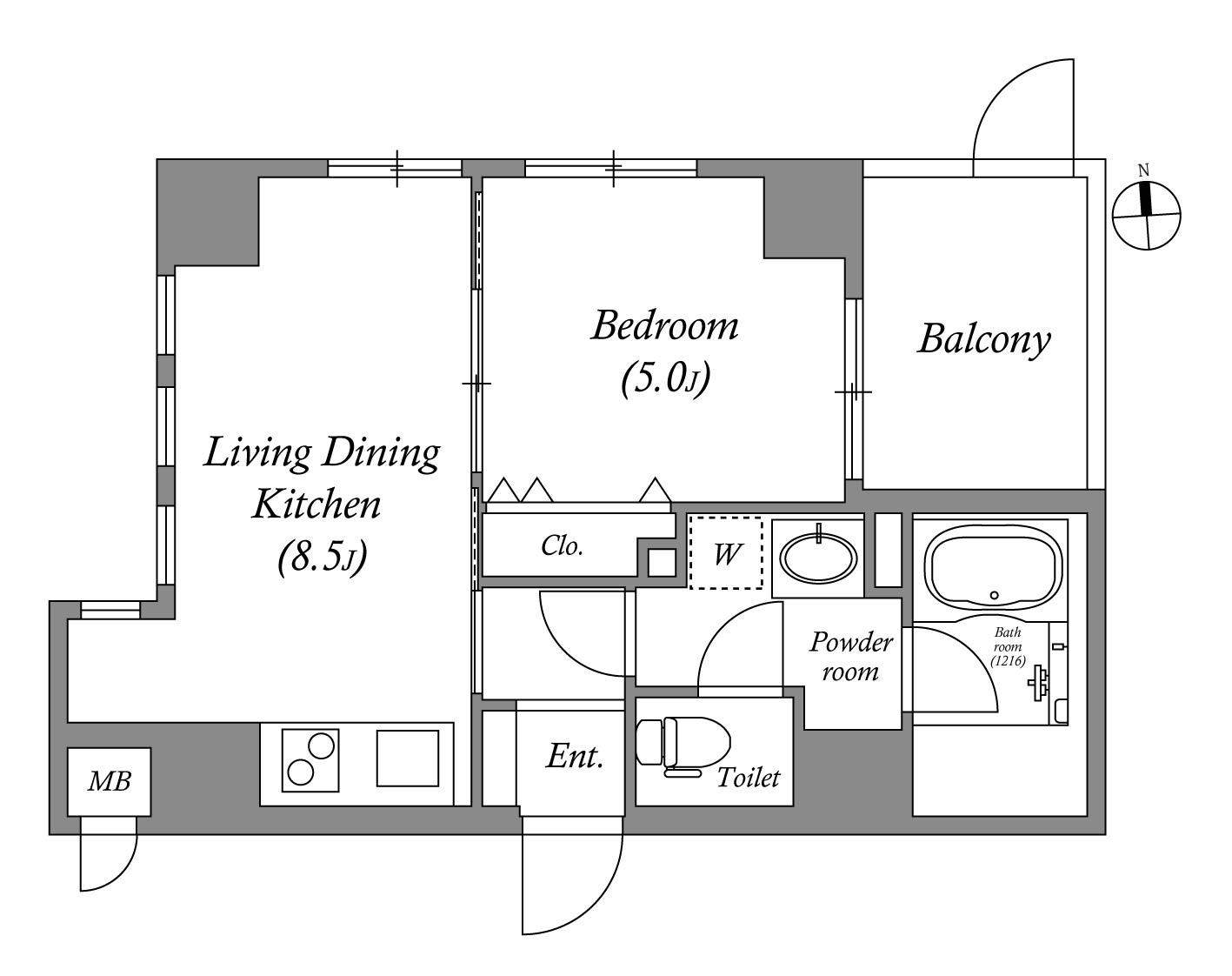 A(101号室)タイプ